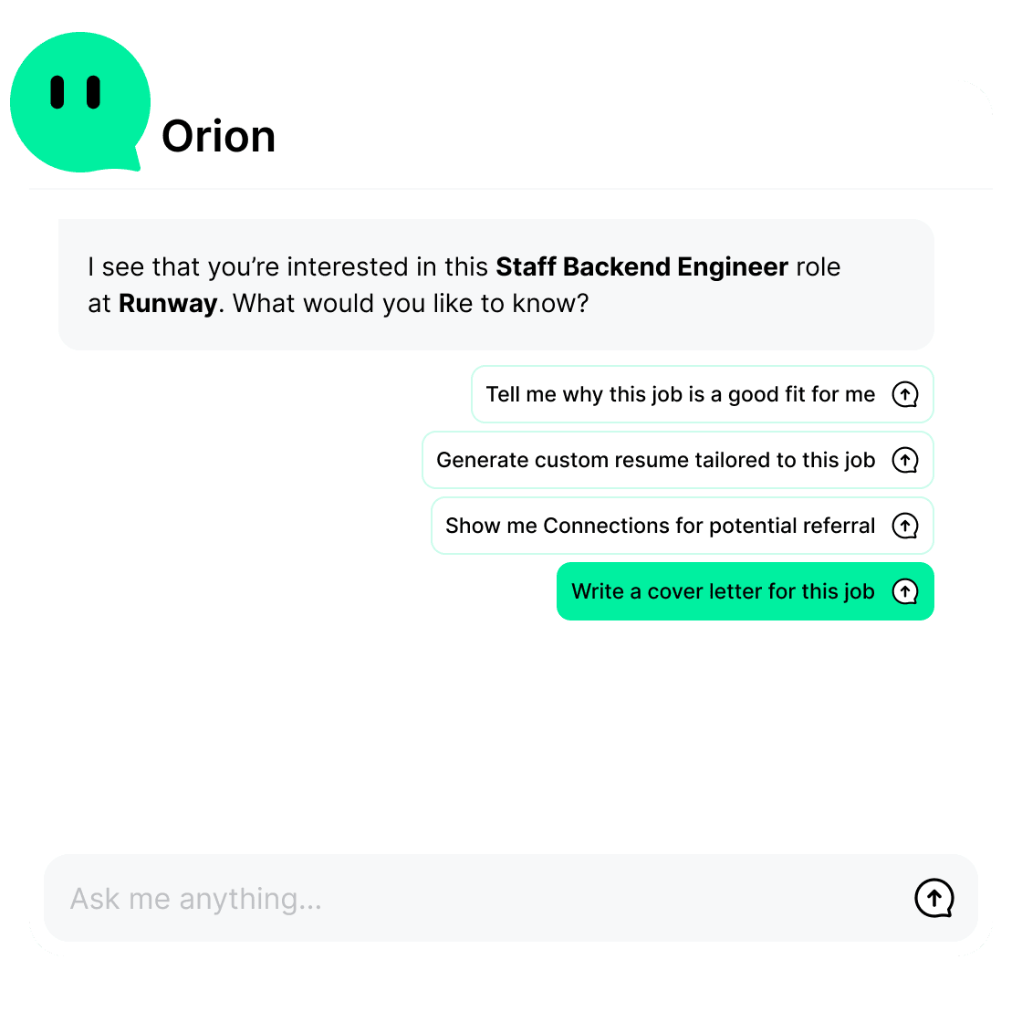 conversational editing experience